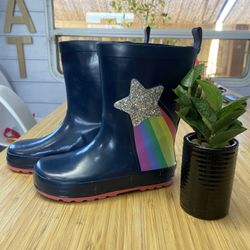 Rain Boots Girl Size 9-10