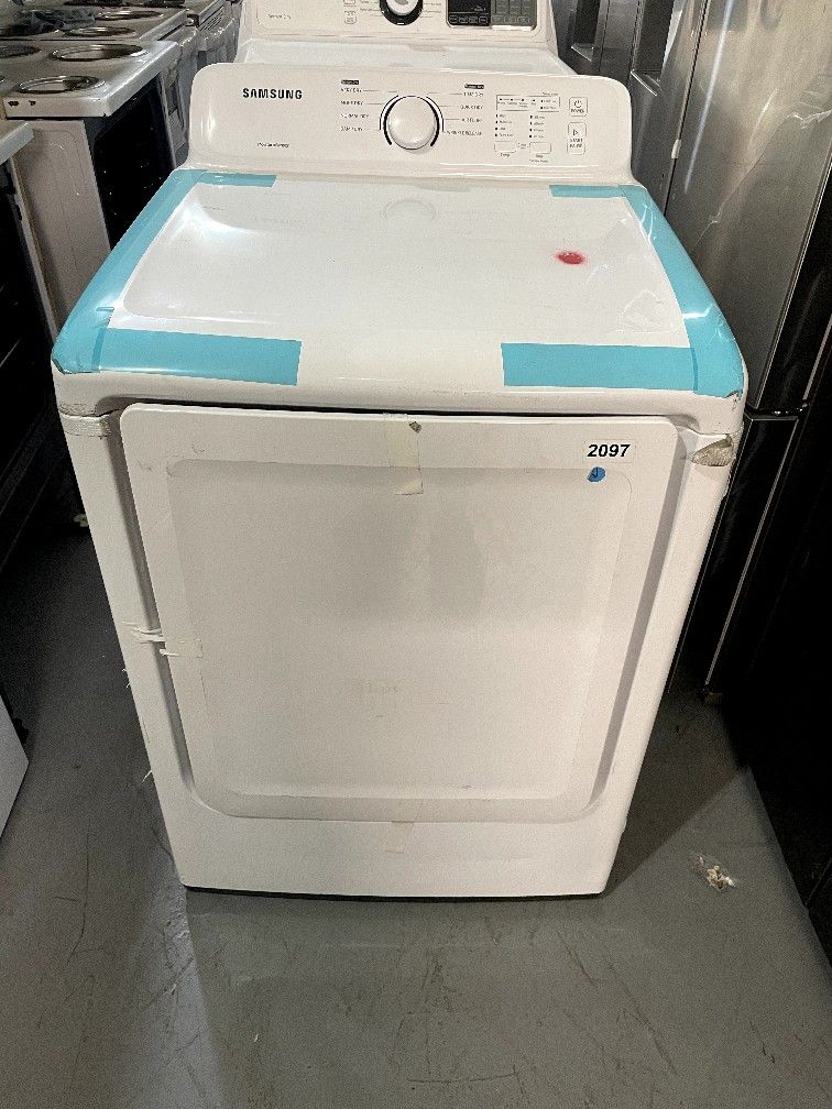 SAMSUNG 27” FREESTANDING DRYER WHITE $350