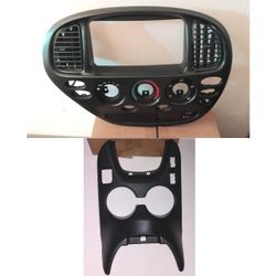 01-06 Toyota Sequoia Radio Bezel Climate Control Trim & Cup Holder Bezel 04-06 Tundra Double Cab