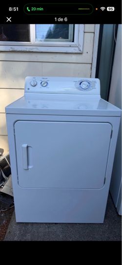 GE White Front-Load Dryer🔥