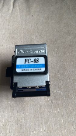 New  FC-6S Optical Fiber Cleaver Cold Connection Cutter Tool With Fiber Scrap Collector FC 6S fiber cleaver FTTH Fiber Optic Knife Tools