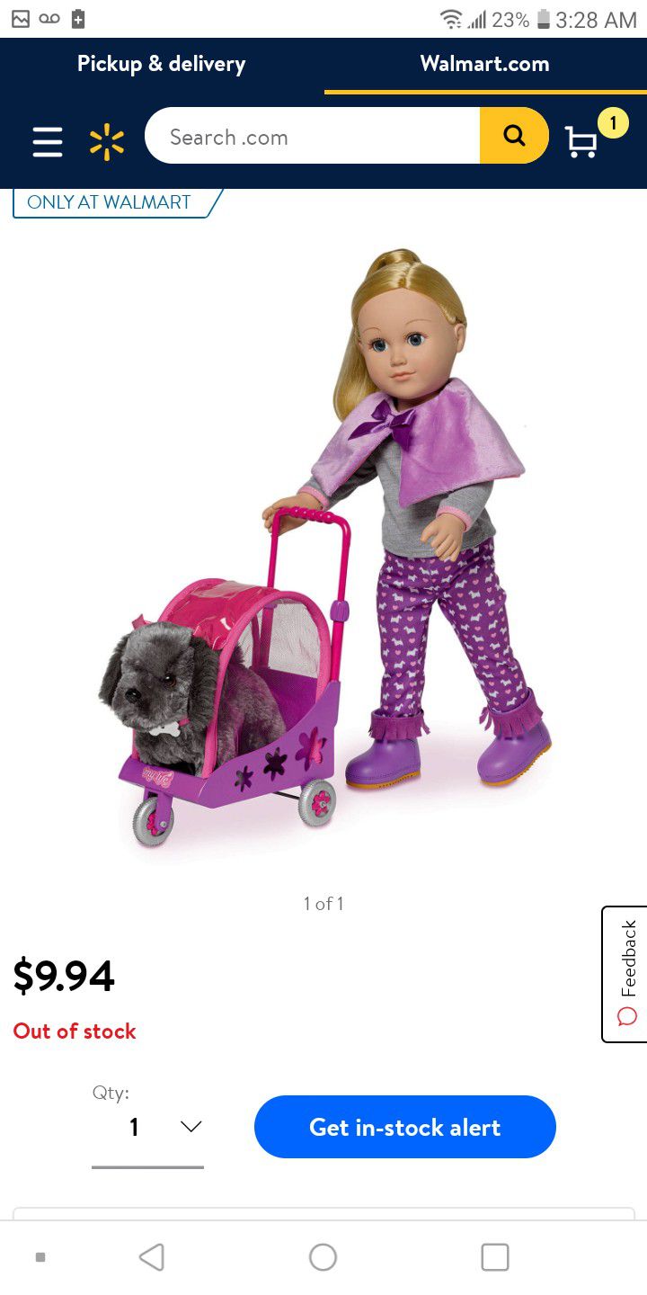 My life as a dog stroller for dolls