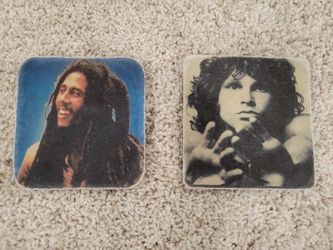 Coasters - Doors & Bob Marley