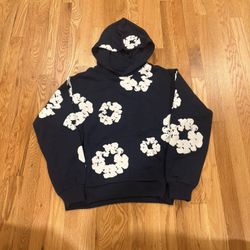 Navy Blue Denim Tears hoodie 