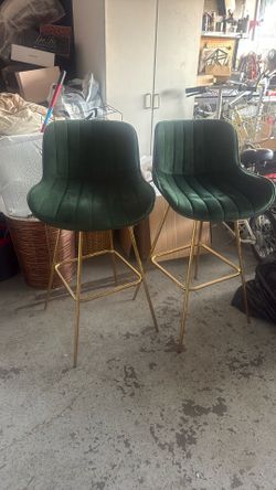 Green Bar Stools