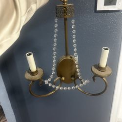 Ceiling Fan  And Chandelier