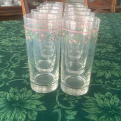 Floral Drinking Glasses