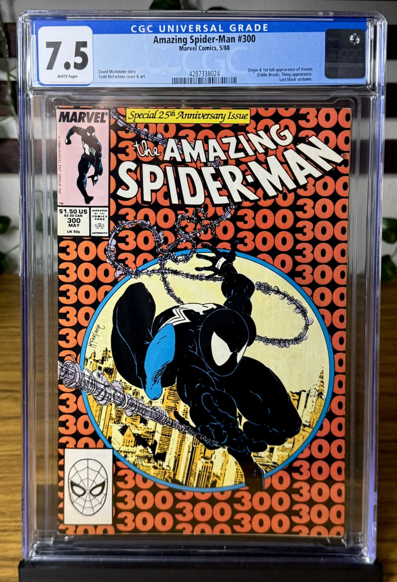 Amazing Spider-Man #300 CGC 7.5-WP-1st Full App. of Venom