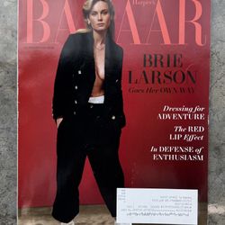 Harper's Bazaar Magazine April 2023 Brie Larson Reinvention Issue