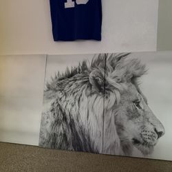 3 Piece Lion Picture 