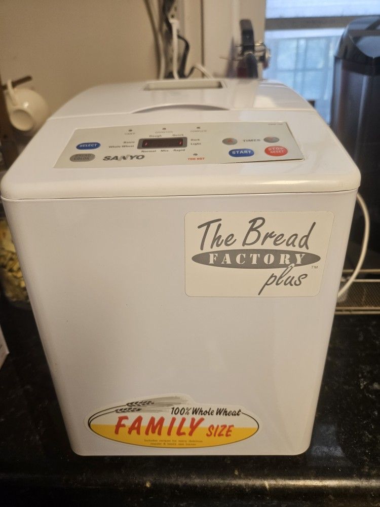 Sanyo Bread Factory Plus Automatic Bread Maker SBM-150 - READ Untested