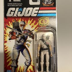 GI Joe Cobra Ninja Storm Shadow 25th Anniversary Figure New