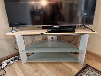 Glass Top TV stand