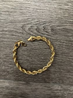 Rope Gold Bracelet 14k