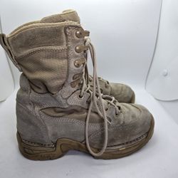 Danner Desert TFX Rough Out Combat Boots 8" Women's 6 M Tan Tactical Military