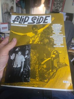 Flipside vintage 1984 punk rock zine black flag