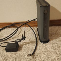 Motorola modem plus router