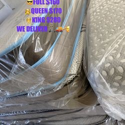 Full mattress and box spring same day deliver (beds king. Queen. Full. Twin. )