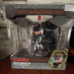 Metal Gear Solid Solid Snake SD 8" PVC Painted Statue