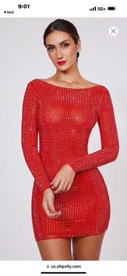 Oh Polly Mini Dress in Red