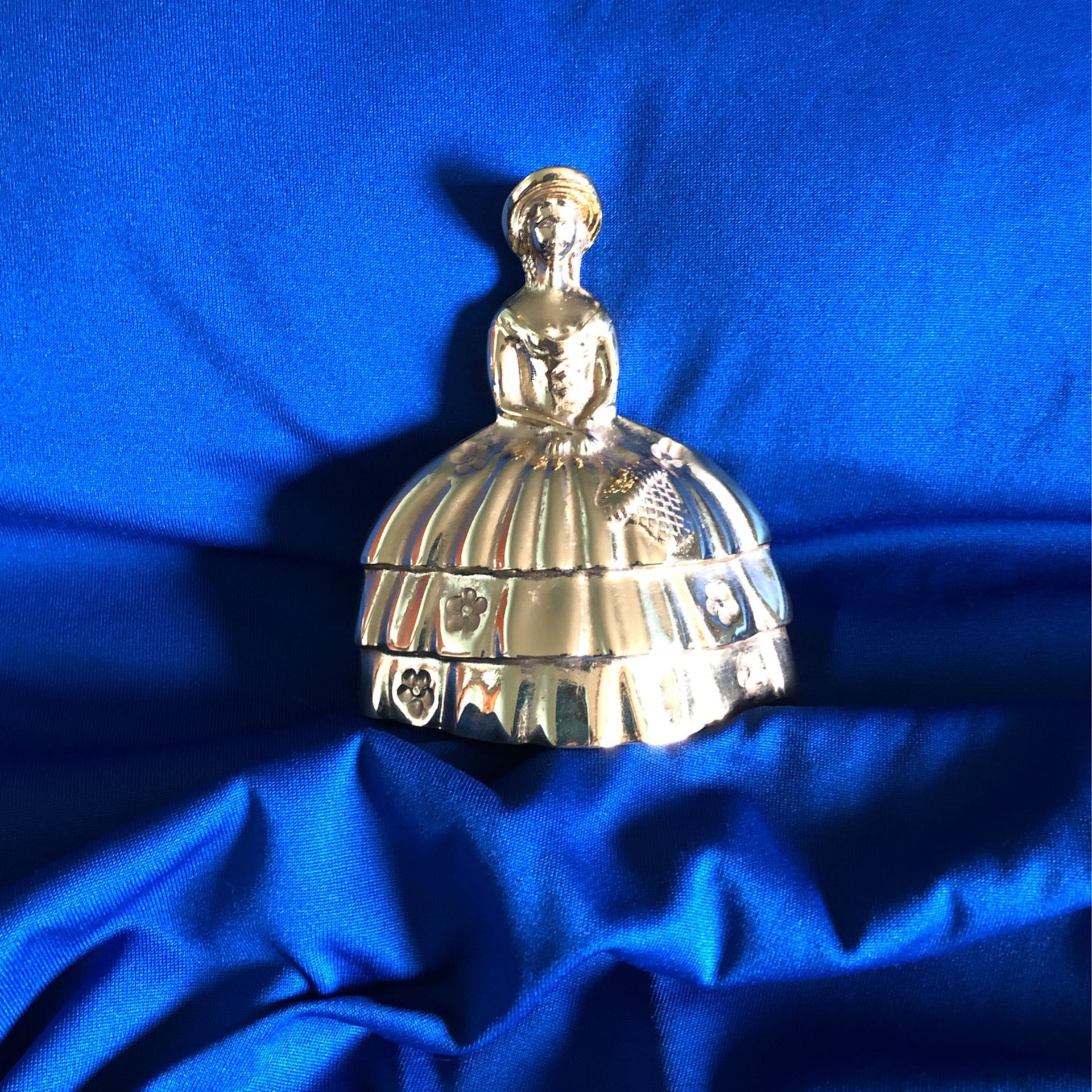 Antique  Brass/Bronze  Figural Tea Bell 