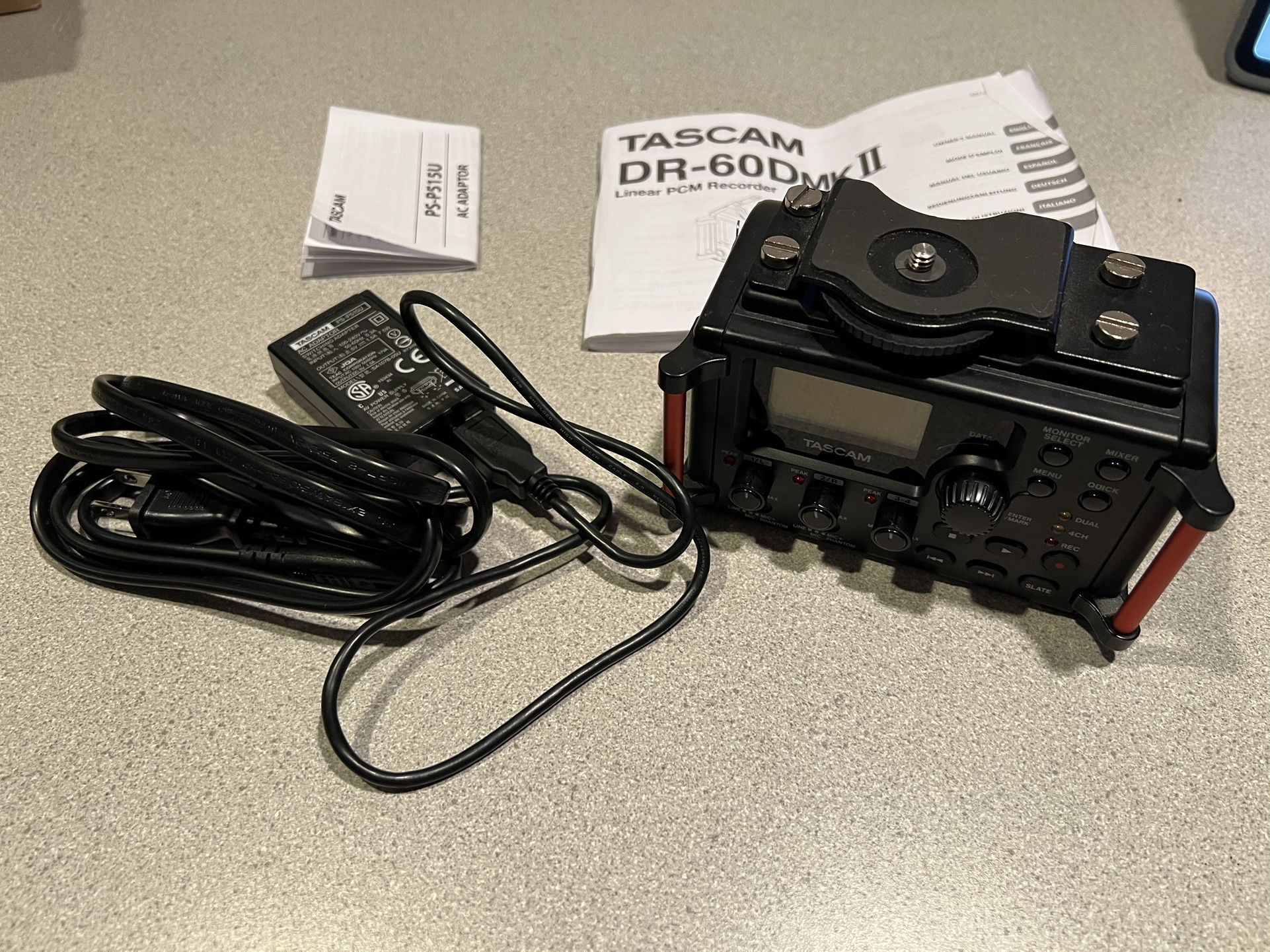 TASCAM DR-60DMKII Portable Recorder Designed for DSLR Filmmakers