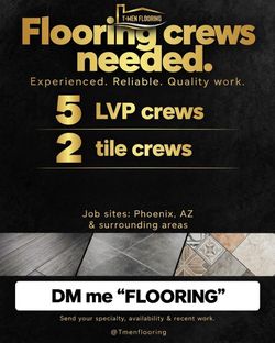 Flooring installers