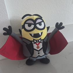 Halloween Minions Dracula Plushie