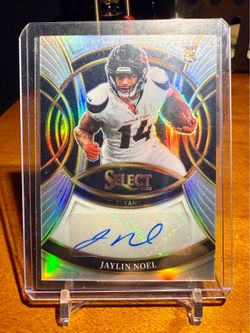 Panini 2025 Select Rookie Signatures Jaylin Noel RSI-JNL Silver Auto RC