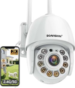 BOAVISION 2K Security Camera Outdoor/Wireless WiFi
