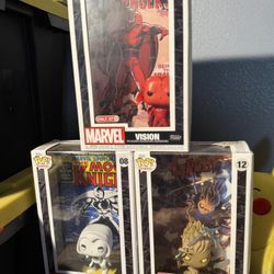 Marvel funko pop comic cover