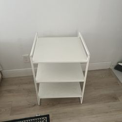 Two metal end Tables 