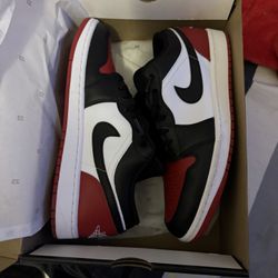 Jordan 1 low bred toe