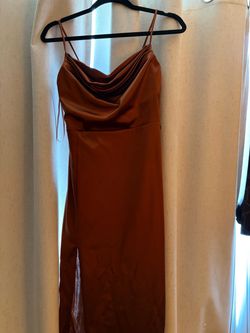 Elegant brown Maxi dress Medium