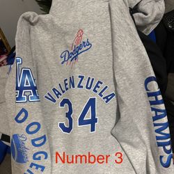 Dodgers Custom Hoodie 