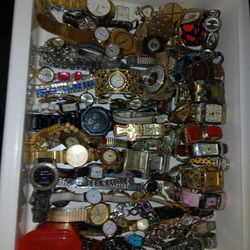Watches ,earrings , Rings