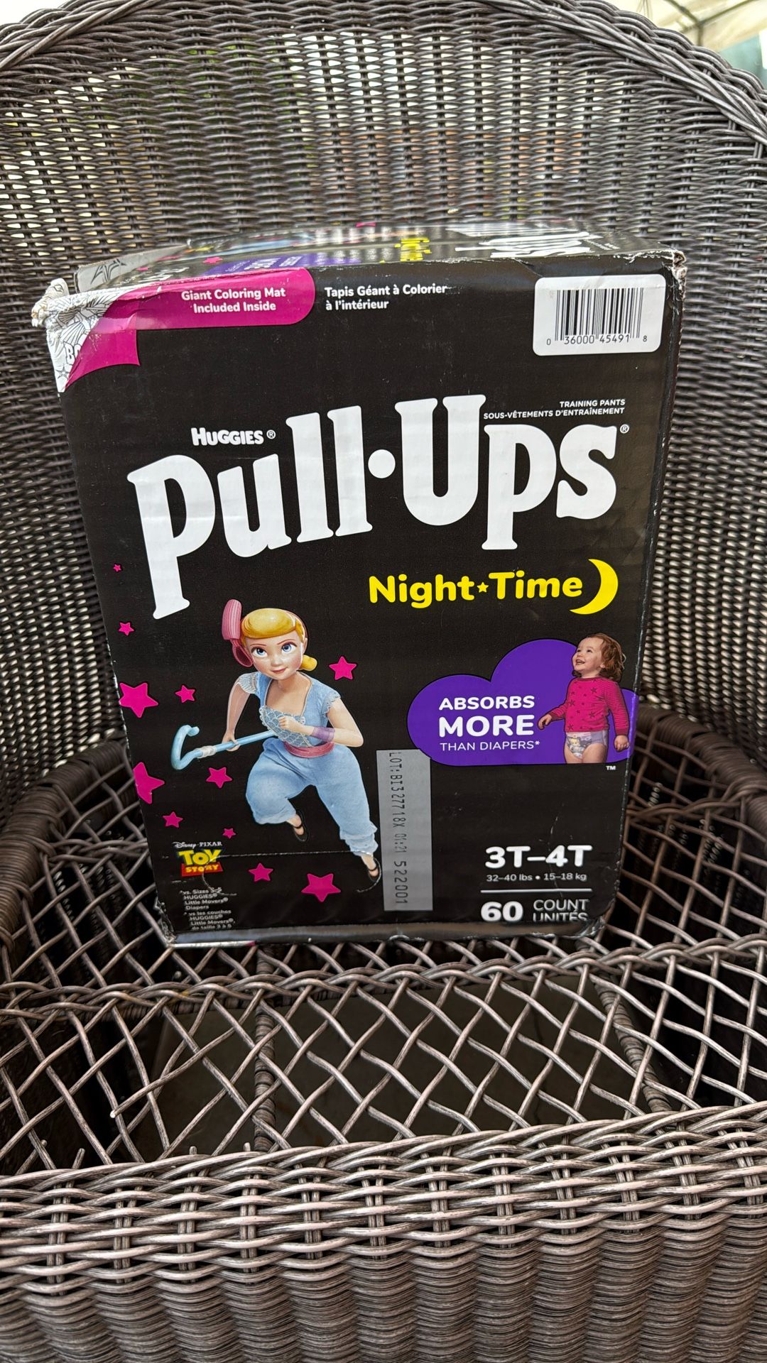 Huggies Girls Night Time Pull Ups 3T-4T