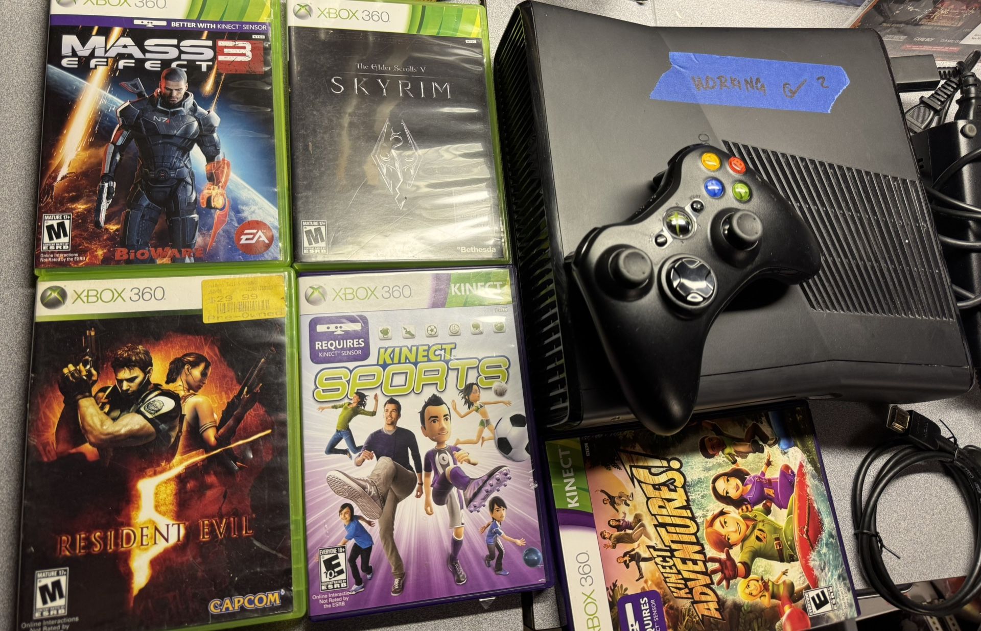 Xbox 360 Slim With Games Bundle