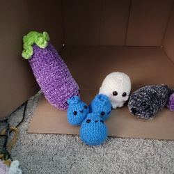 Assortment Of Crocheted Items