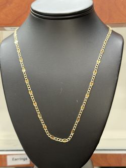 14k Gold Fancy Link Chain 