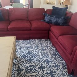 Red Sectional Couch