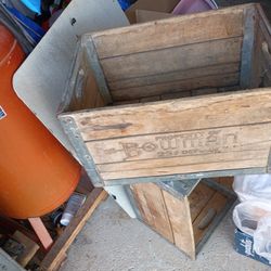 To Borden milk crates at the time there was a 25 cent deposit on them