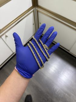 14K Gold Rope Chain 28”