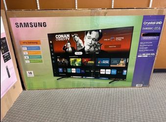 85 TV Samsung smart 4K HGTV 120 Hz $55 down on financing free delivery six month warranty