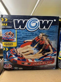 WOW 3 Rider Towable Float Unused