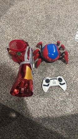 Spider Man Spider Robot And Iron Man Gauntlet