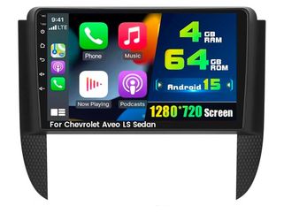 Android 15 Car Stereo for Chevrolet Aveo LS Sedan - 4GB RAM 64GB ROM