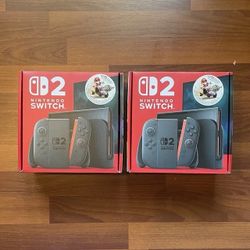 2x Nintendo Switch 2 - $300 For 1 Unit or $500 for Both