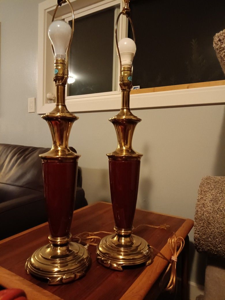 Mid Century Modern Rembrandt Table Lamps