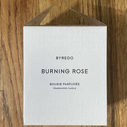 NWT Byredo Burning Rose Scented Candle 8.4oz